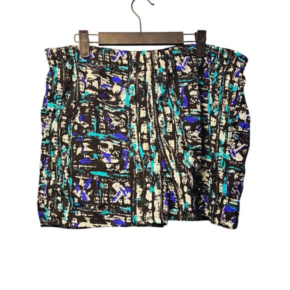 Vintage Surf Gear Abstract Print Swim Trunks - Picture 1 of 5